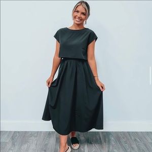 NWT skirt and top set cream
